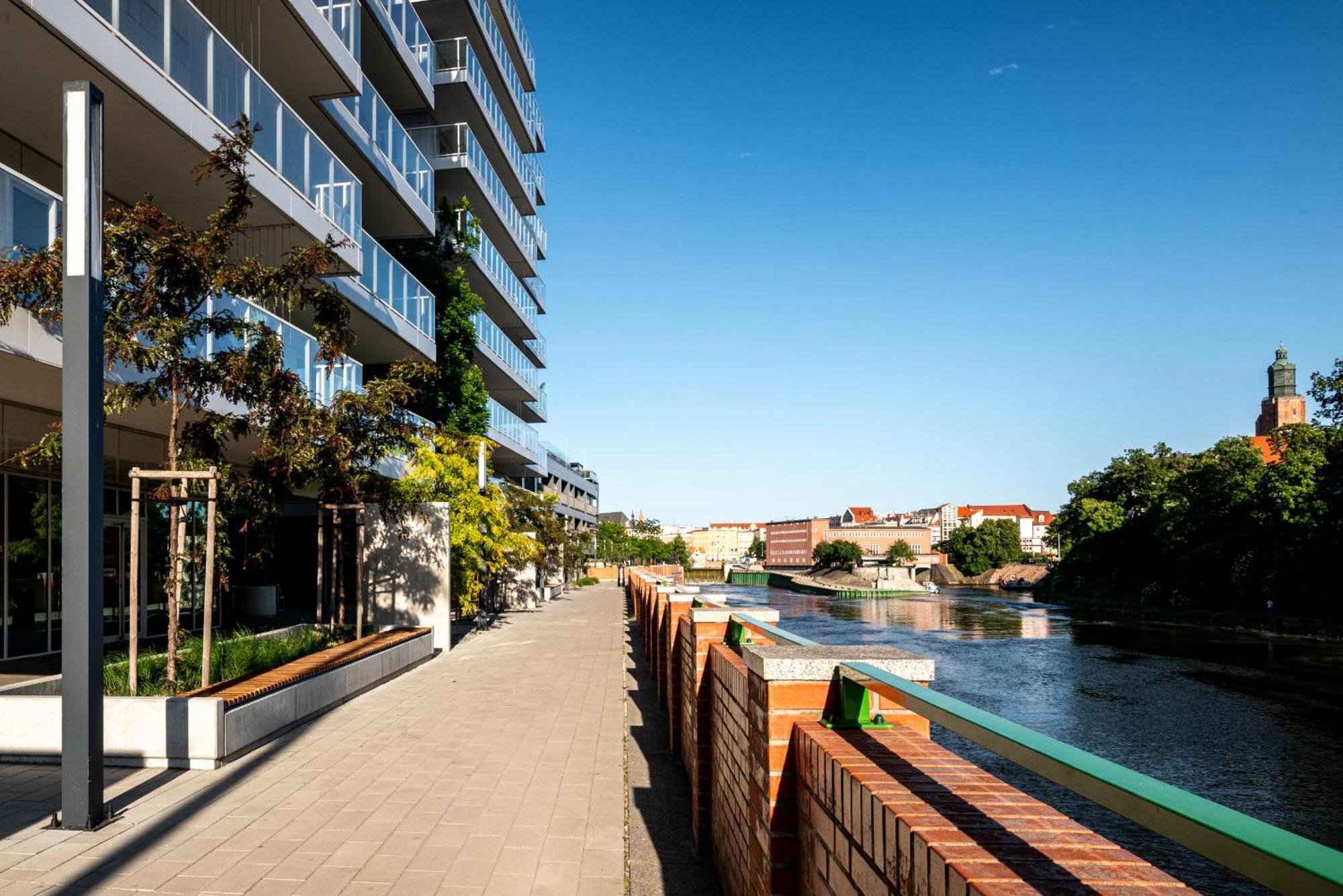 Witolda Riverside Apartments - Balcony, City View - By Rentujemy Wrocław Exterior foto
